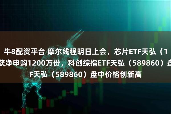 牛8配资平台 摩尔线程明日上会，芯片ETF天弘（159310）盘中获净申购1200万份，科创综指ETF天弘（589860）盘中价格创新高